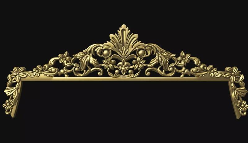 Luxury Bed Headboard for CNC Carving