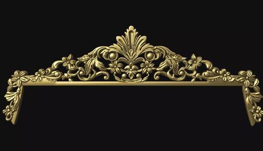 Luxury Bed Headboard for CNC Carving