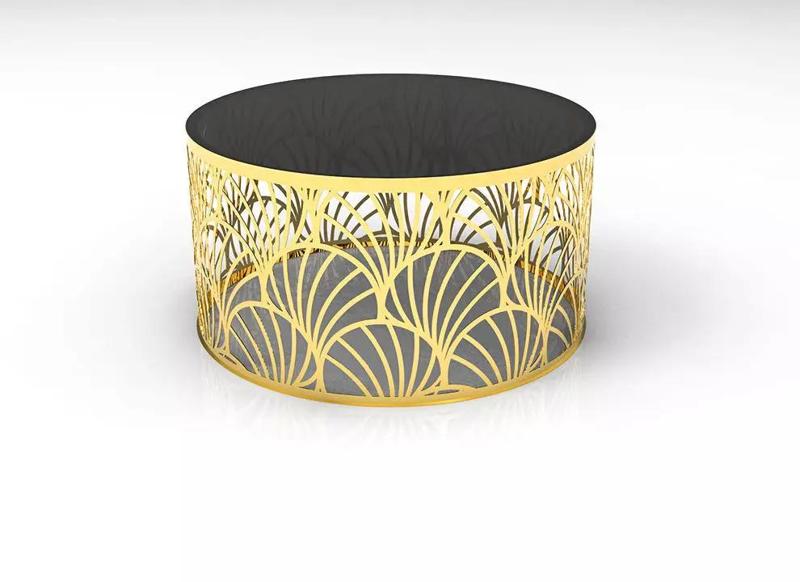 Metal Round Table 08