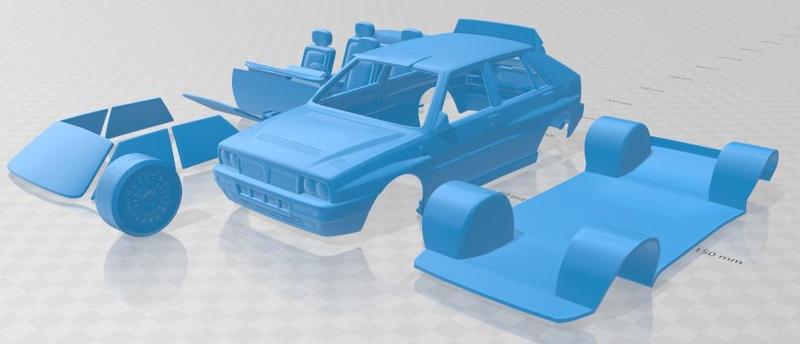 Lancia Delta HF Integrale 1992 Printable Car