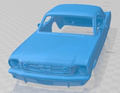 Ford Mustang 289 1968 Printable Body Car