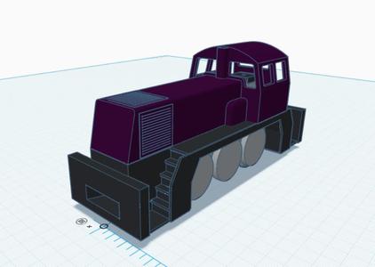 European style switcher for 3 axle steam Lionel motor unit