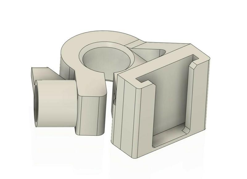 DJI Ronin RS 2 Cold Shoe Pipe Clamp Mount