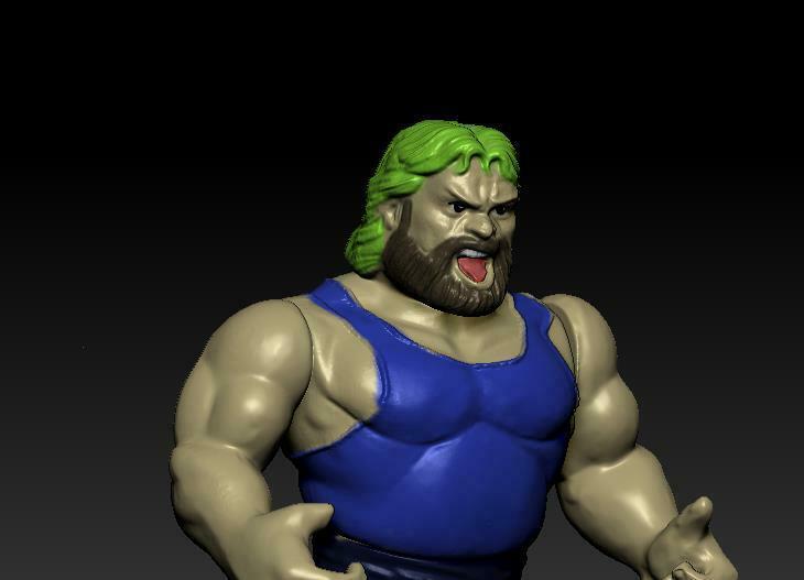 Hacksaw Jim Duggan VINTAGE WWE ACTION FIGURE