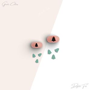 Tree Micro Clay Cutter, Christmas Polymer Clay Cutter, Tiny Clay Cutter, 2 Sizes Included, Digital STL File, No: 1