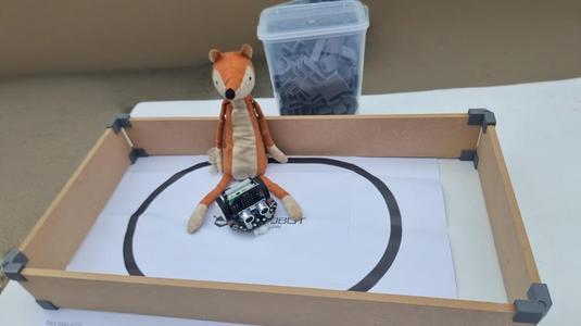 Modular arena system for Robot Racing. Connectors and slotted boards to create any size arena for Robot Racing.