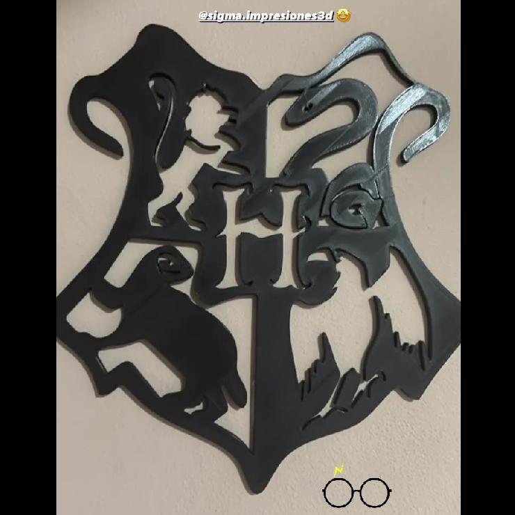 Hogwarts House: Magical 2D Wall Art - Harry Potter Inspired
