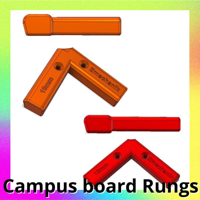 Arrow Rungs Campus board - climbing Hangboard - finger strength trainer - Grip slats  - rock holds  - file for 3D printing
