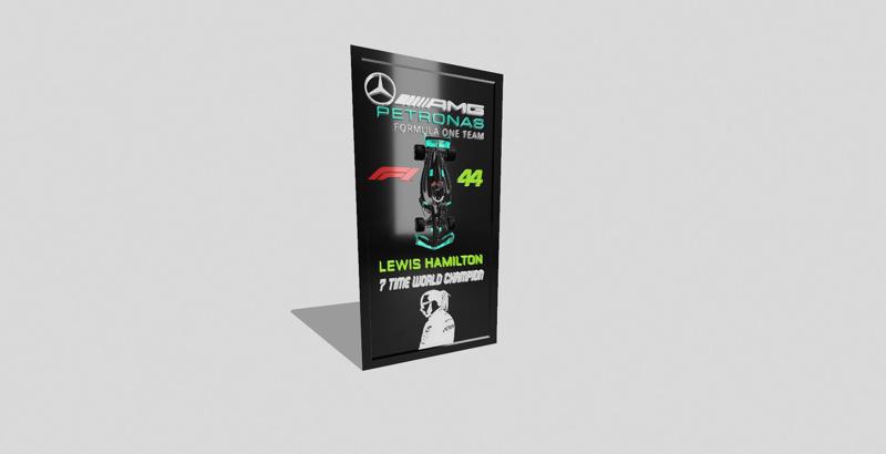 Lewis Hamilton F1 W15 Wallart