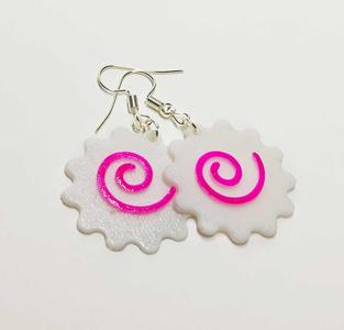 Narutomaki earrings