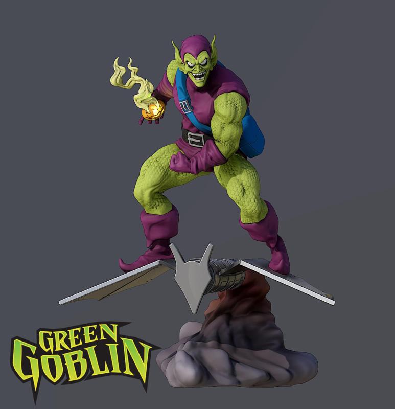 Green goblin Spiderman