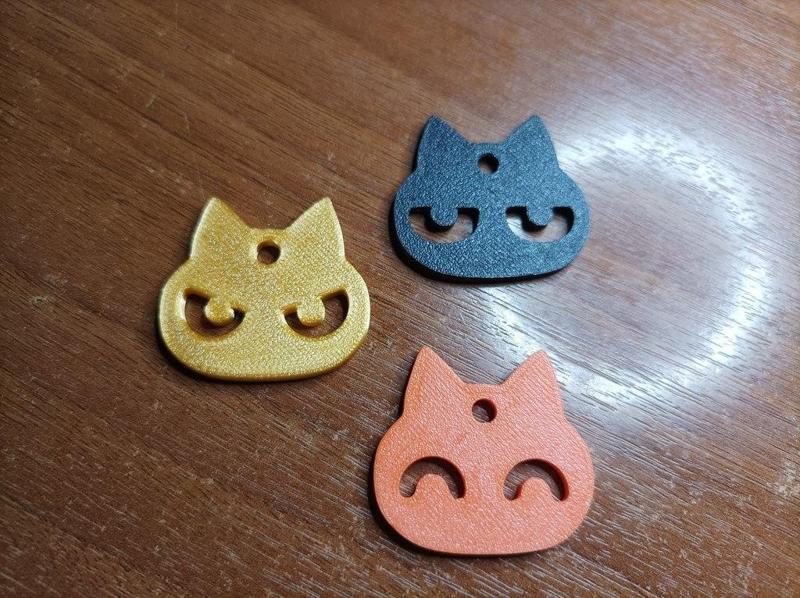 Dije llavero gato / Cat keyring charm