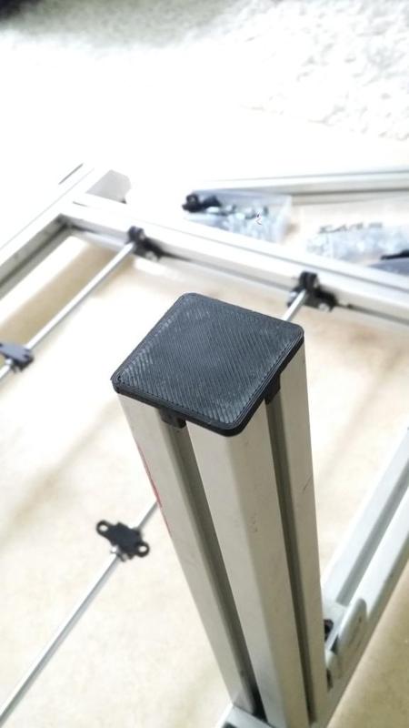 Endplug for 40x40mm extruded aluminium beams