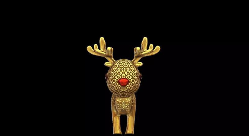 Cute Reindeer toy and Christmas Ornament