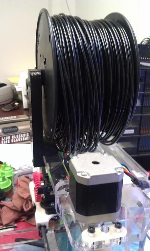 Top Mount Filament Spool Holder for Airwolf 3D v5.5