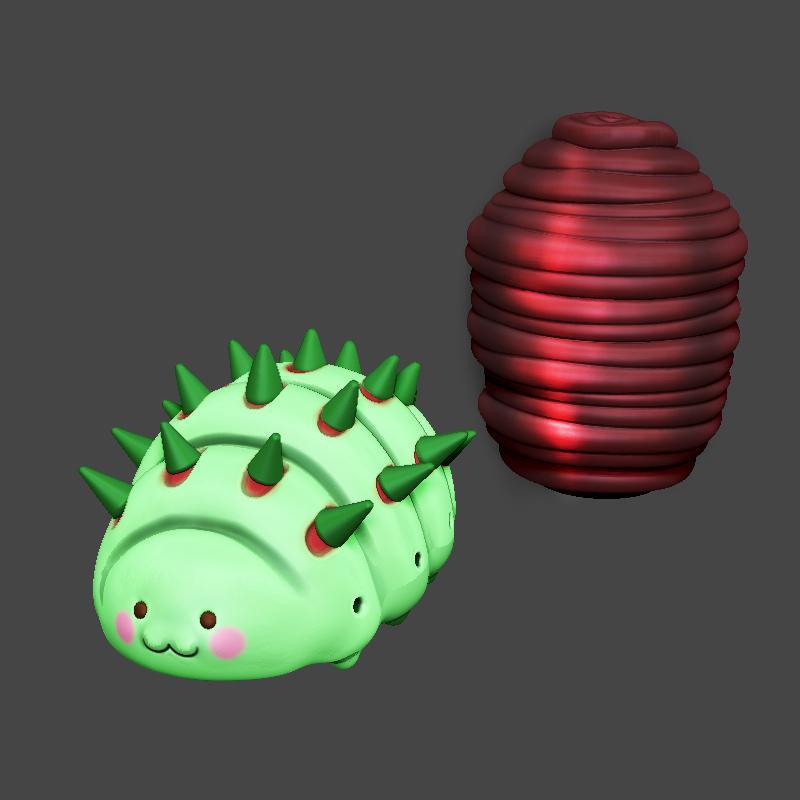 Fabre & Pupa Fan Art STL for 3DPrint