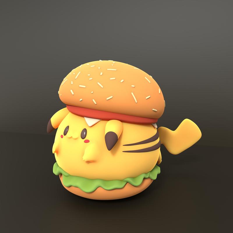 Pikachu burger