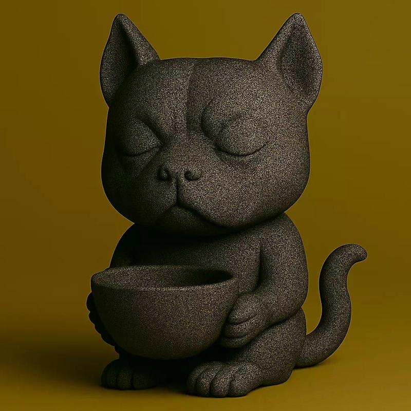 Flower Bowl Planter Pit Bull