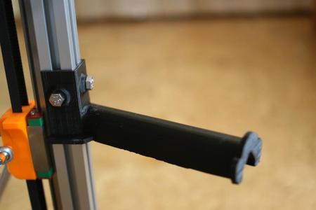 Angle spool holder 20x20 profile to delta printer