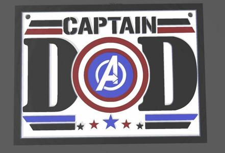 CAPTAIN DAD WALL DECOR