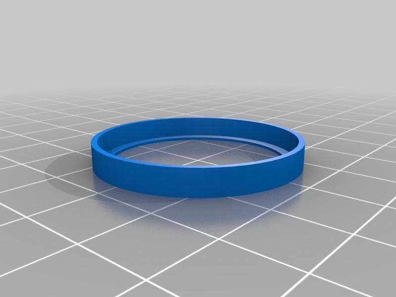 DJI Phantom 3 Filter ring, holds ND filter gels on existing camera.