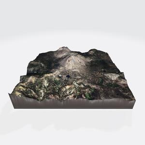 🌋 Lassen Peak (USA) 3D Map
