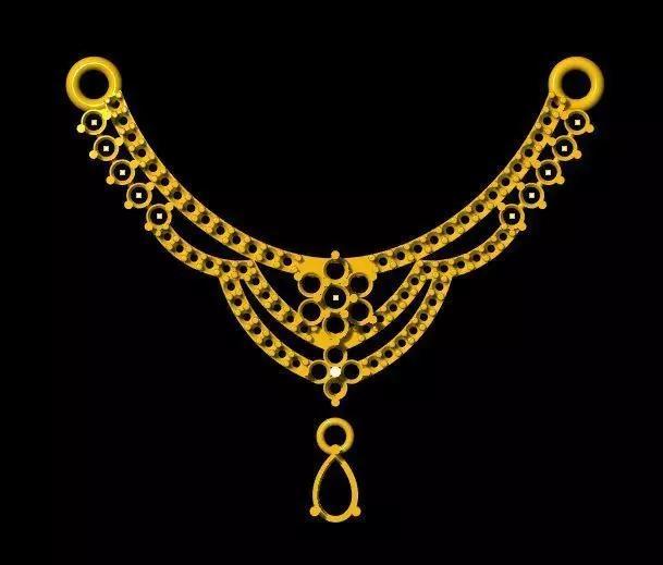 Tanmaniya Necklace 3dm file