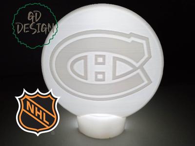 Montreal Canadiens HOCKEY PUCK LIGHT