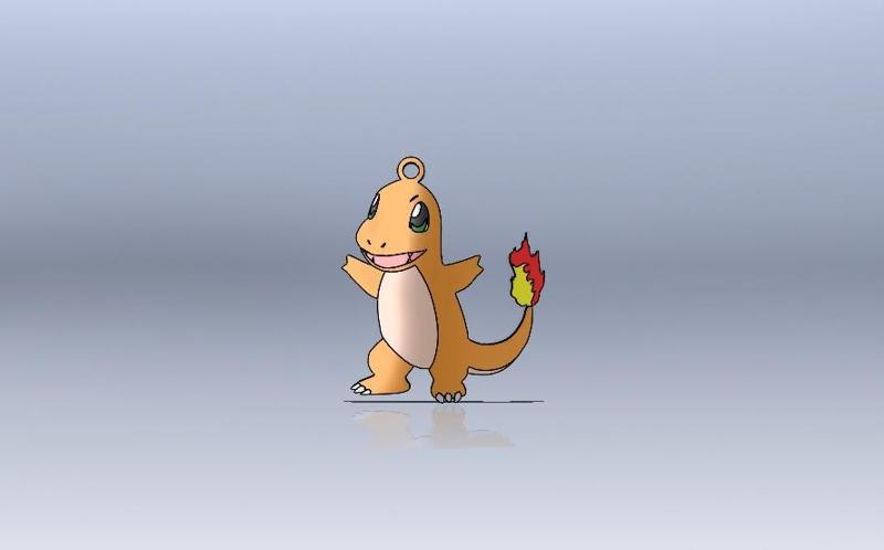 POKEMON CHARMANDER KEYCHAİN