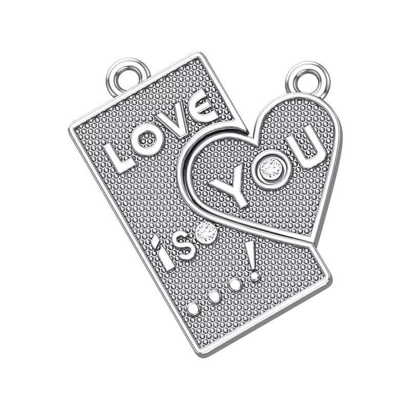 Love puzzle pendant