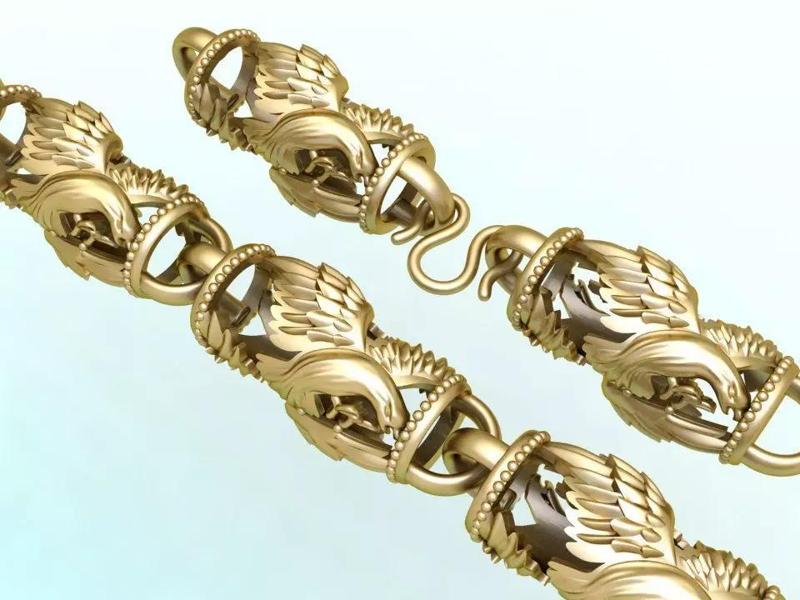 Eagle necklace - Eagle bracelet - Chain necklaces  - N143