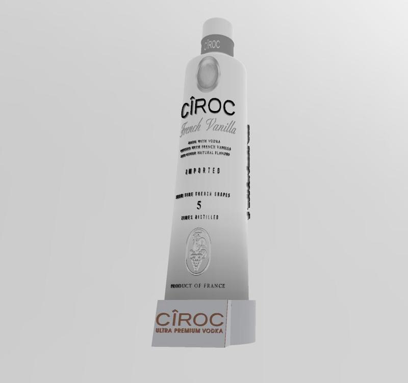 lithophanie lamp vodka ciroc french vanilla