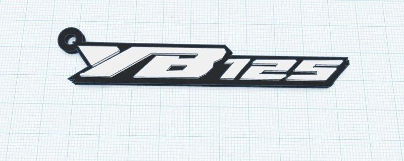 Yamaha Yb125 keychain