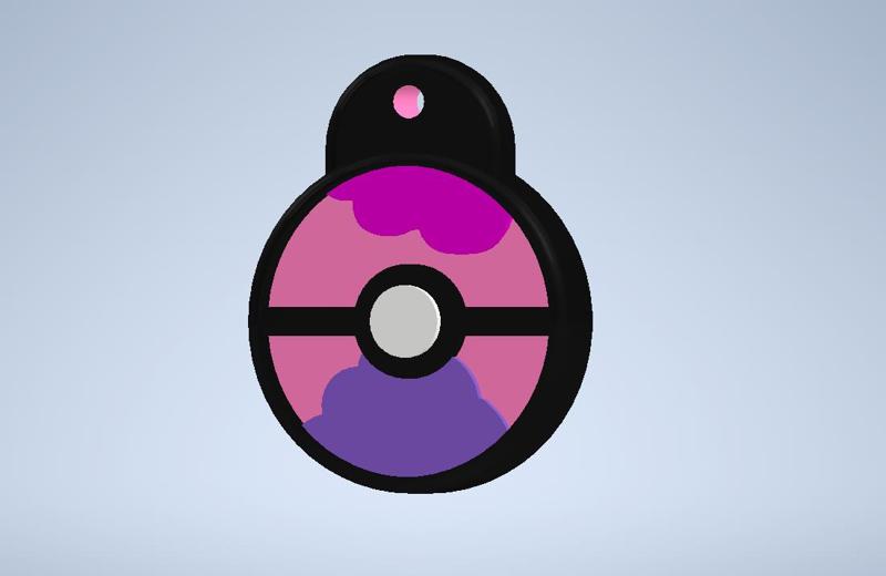 Pokemon Dreamball Keychain V1