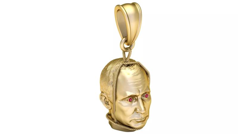 gold head pendant