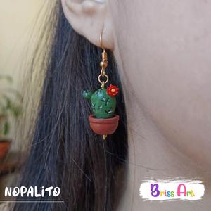 NOPALITO  MEXICANO EARRINGS 3D PRINT MODEL