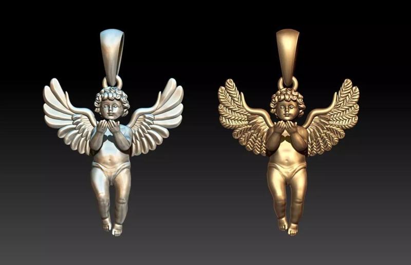 Praying baby angel M13