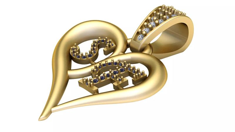 Double Heart Pendant