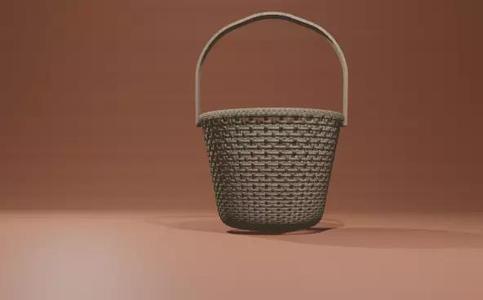 wooden bucket model