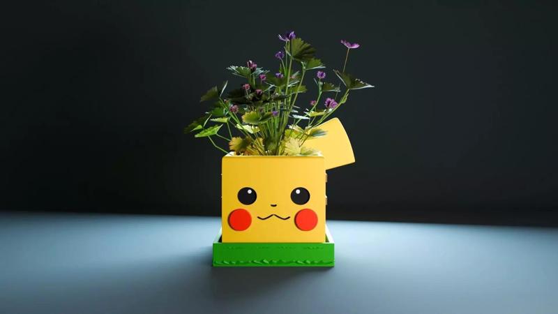 Maceta pokemon Pikachu- pokemon Pikachu flowerpot