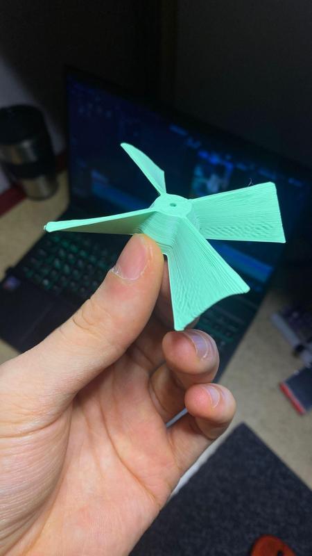 4 or 3 wings dc motor propeller 80mm