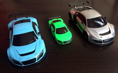 Rear Wing for Audi R8 Body for Kyosho dNano RC Model