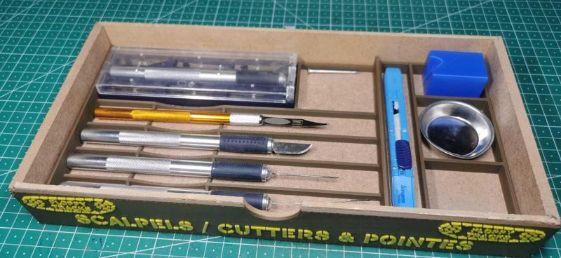 Scapels for Hobby Zone drawers