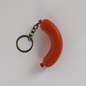 Sausage keychain
