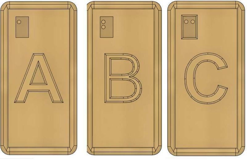 BRAILLE - LETTERS - ALPHABET - SCRABBLE - VISUALLY IMPAIRED - GAME - BLINDED