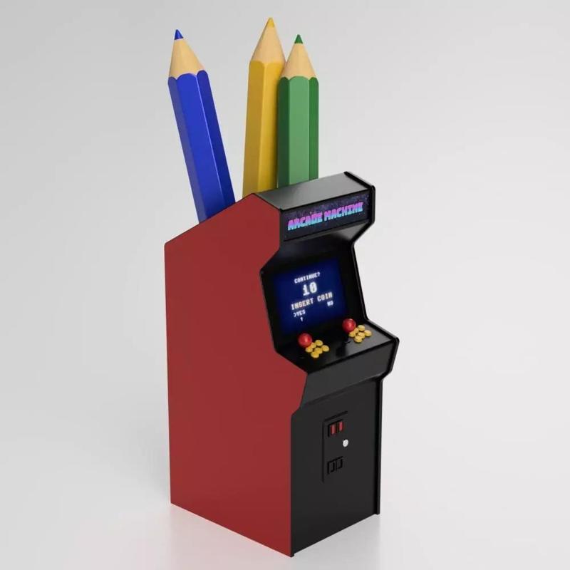 Pencil holder Arcade machine