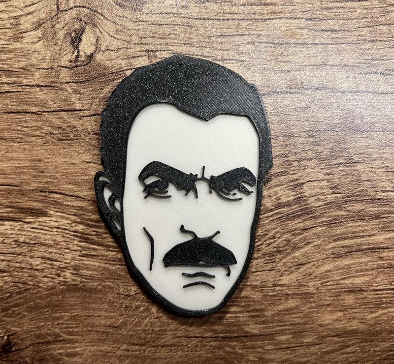 Tom Selleck Magnet (8x3mm magnet)