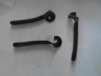 Fishing lure tail worm grub master for silicone mold