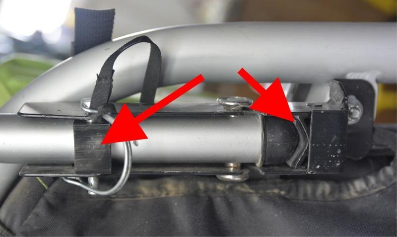 Reduced play in the trailer connector of Croozer bicycle trailer