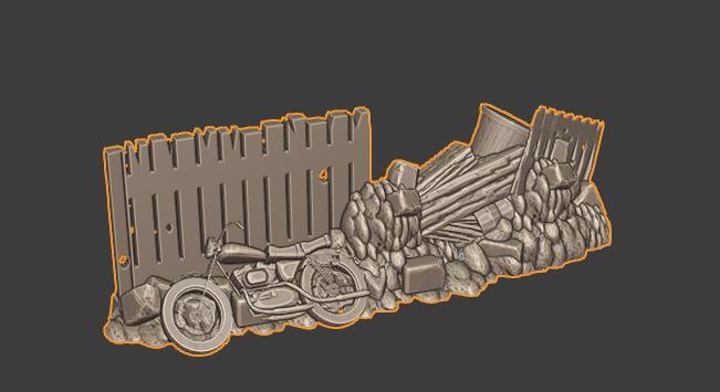 28MM TABLETOP BIT WITH MOTORBIKE